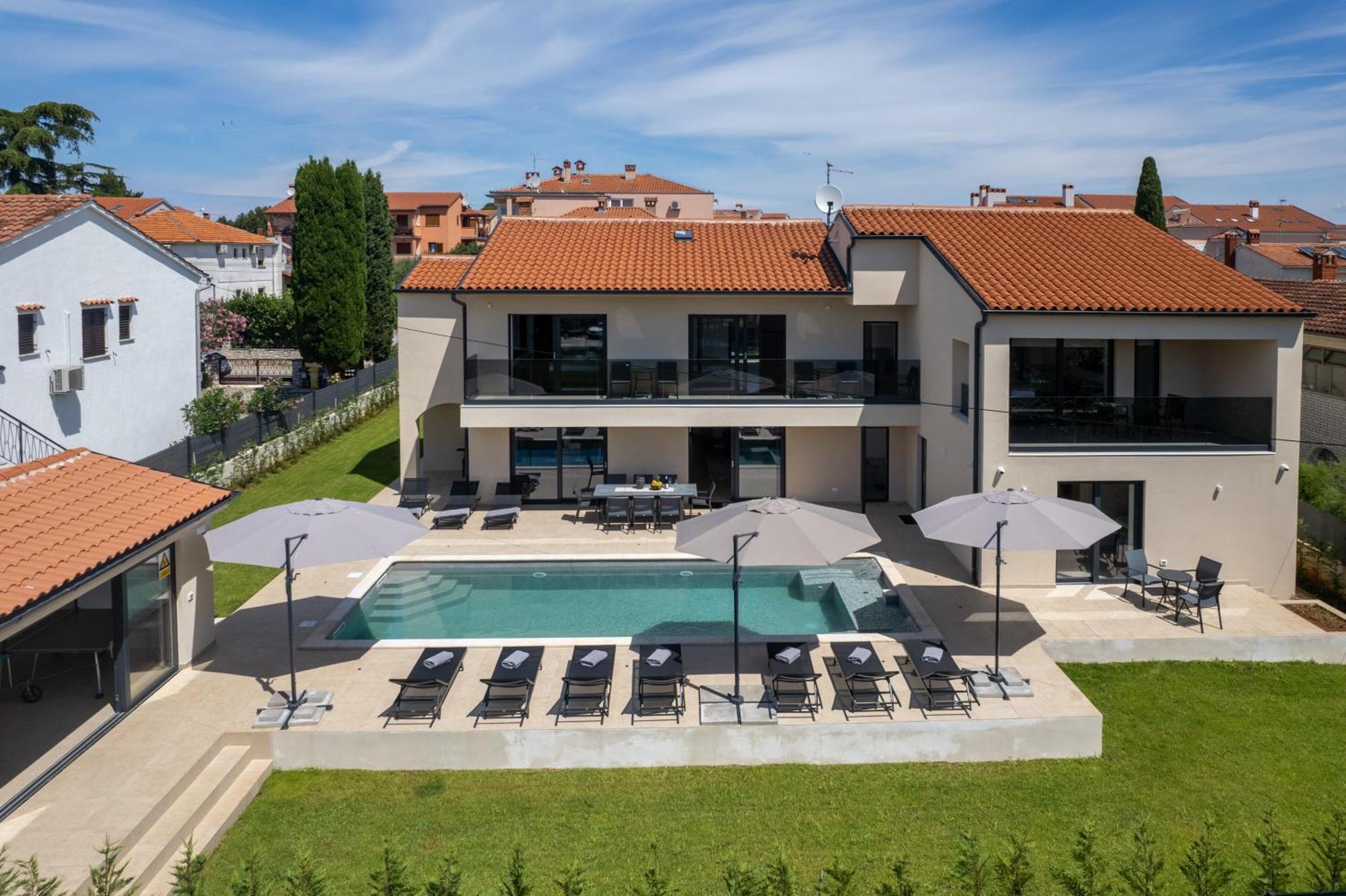 Villa Domenica Medelina 5. Center, Pool, Jacuzzi, Sauna Rovinj