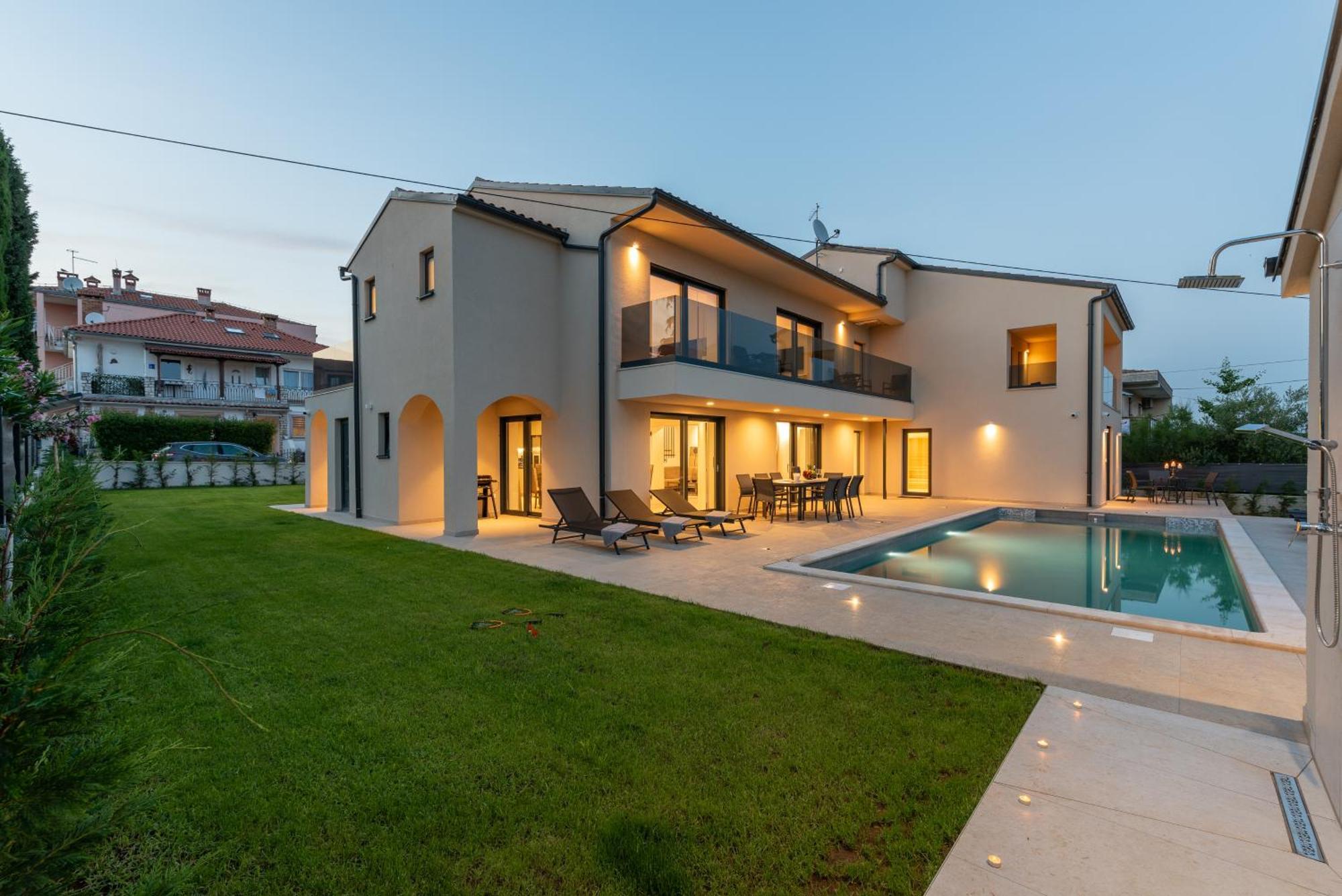 Villa Domenica Medelina 5. Center, Pool, Jacuzzi, Sauna Rovinj